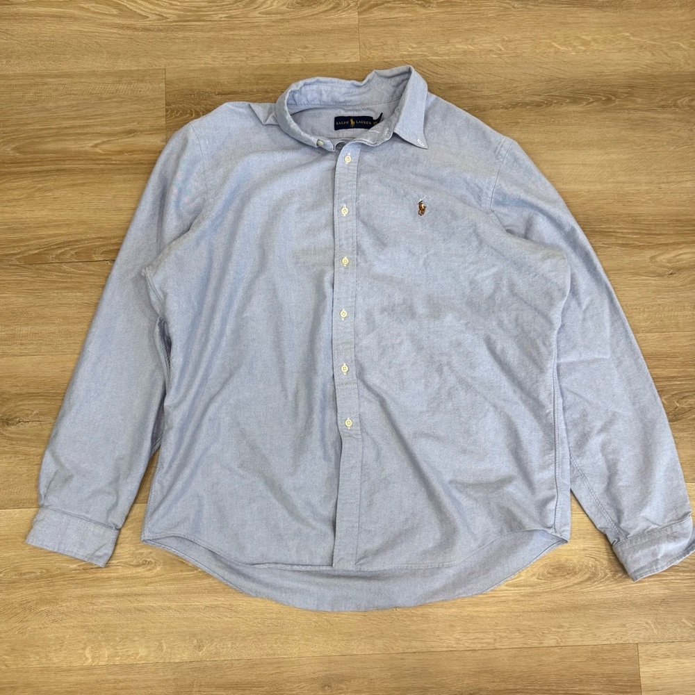 Ralph Lauren Light Blue Casual Button Down Shirt